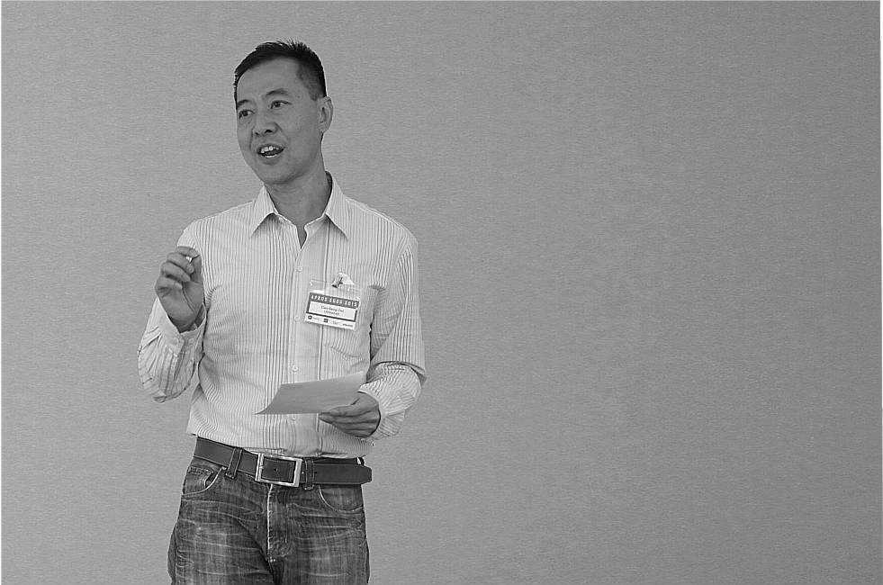 Professor Can Seng Ooi giving a talk